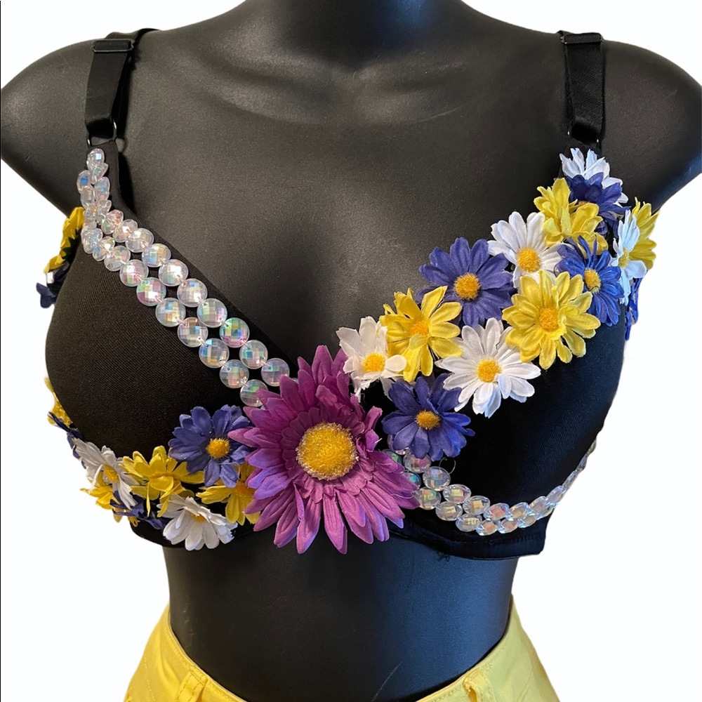🔥SALE🔥Flower Embellished Bra